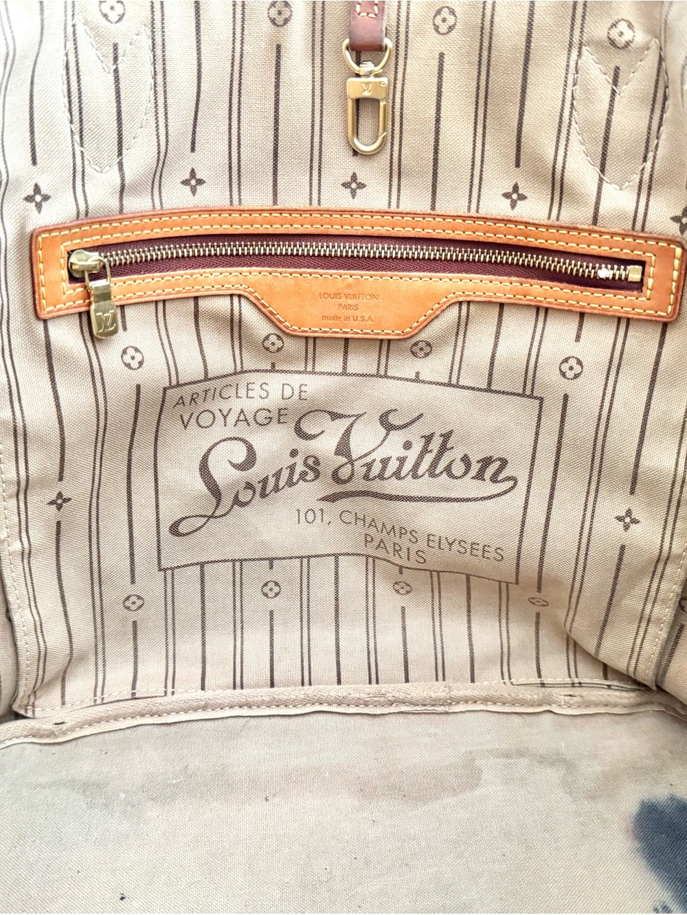 Authentic Louis Vuitton Monogram Mm Made in USA. ( COA ) SD4099 - Picture 12 of 14